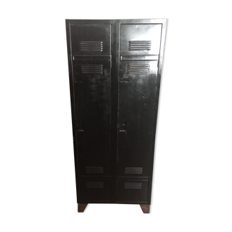 Armoire metal gris clair, Lot de 2 armoires métalliques Jura