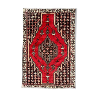 Tapis vintage persan de mazlaghan fait main 130x190 cm