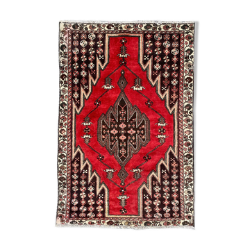 Handmade Persian vintage mazlaghan rug 130x190 cm