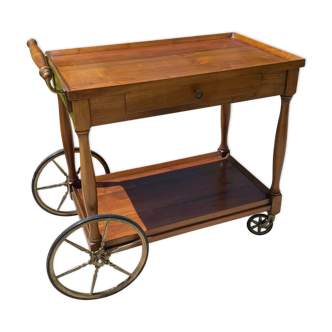 Desserte roulante bois