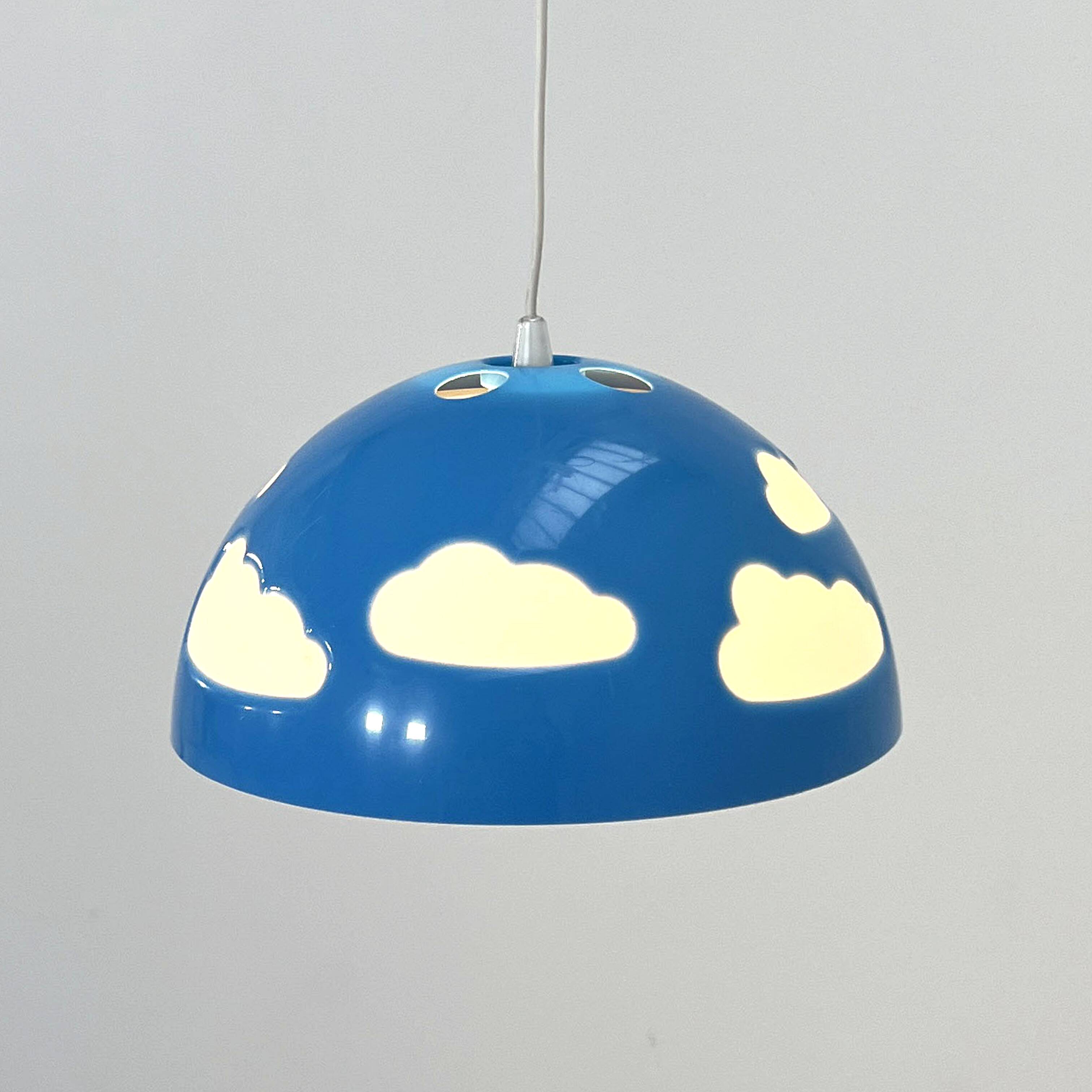 Blue Cloud Suspension by Henrik Preutz for Ikea, 1990