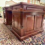 Classic English Chesterfield Partnerdesk Desk