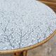 Table en rotin vintage 1960