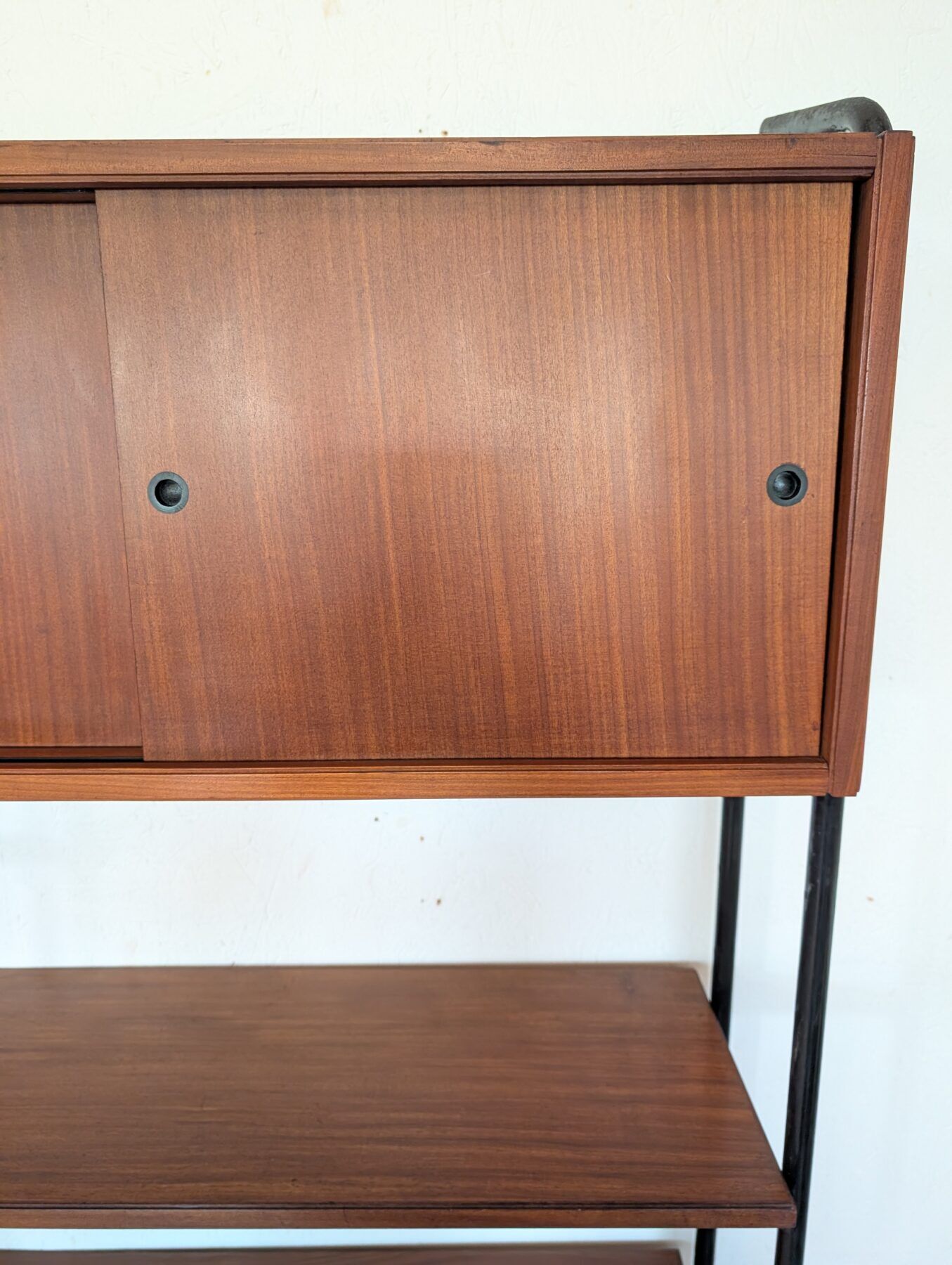 Free-standing teak bookshelf, Italy, 1960s