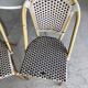 Vintage round table and 2 bistro chairs