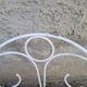 Paire de fauteuil en fer blanc ancien
