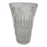 Vase en verre ciselé