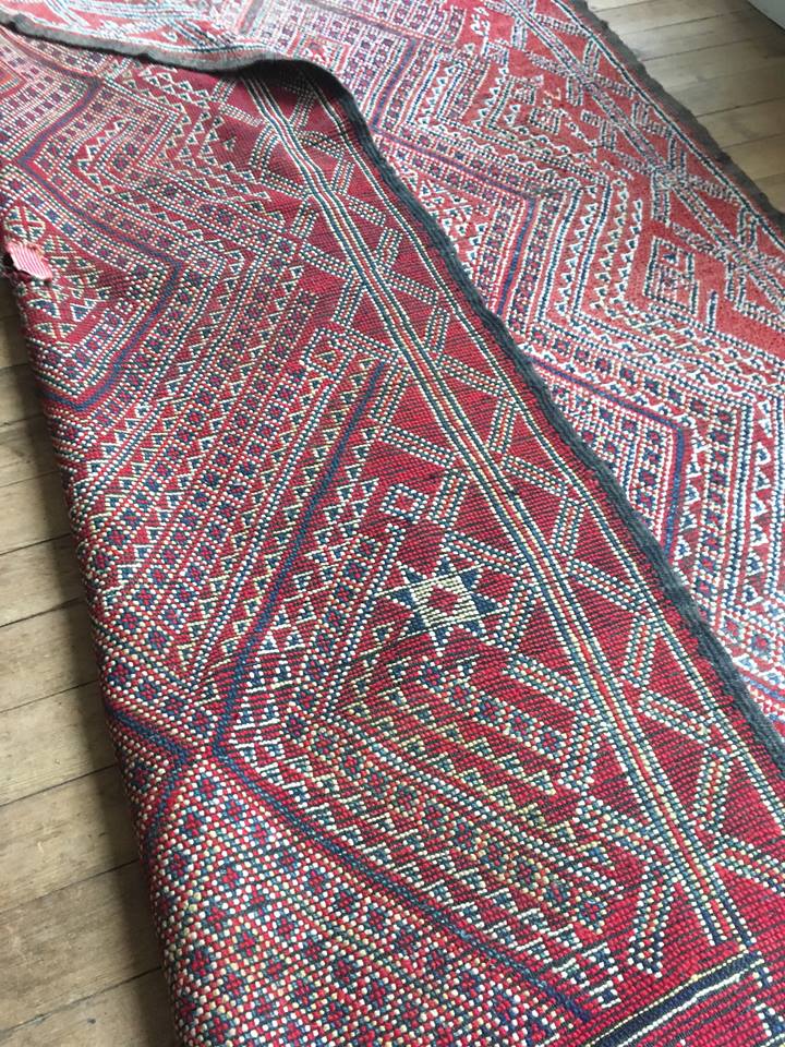 Handmade vintage kilim rug, 297cmx189 cm