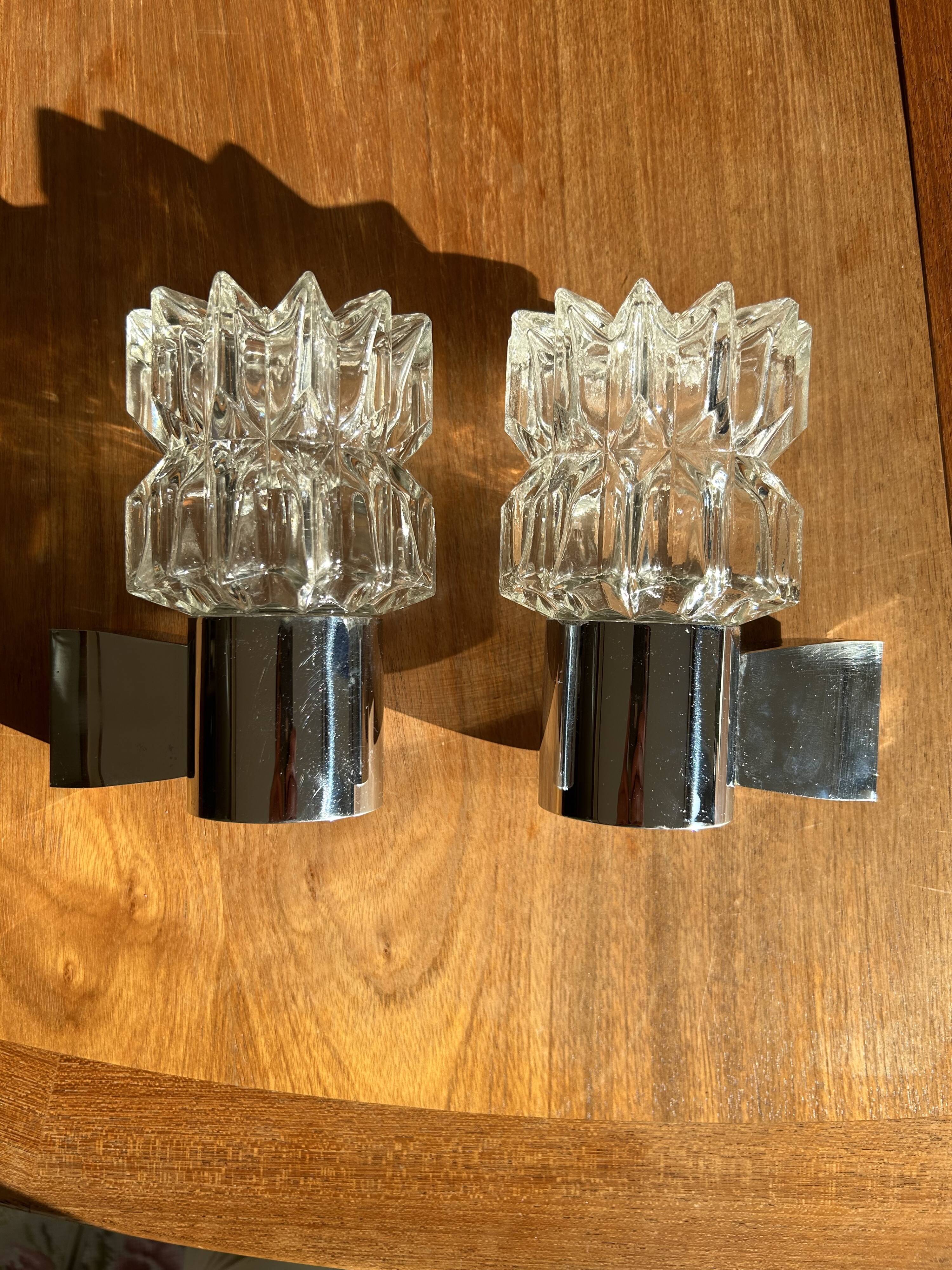 Pair of wall sconces