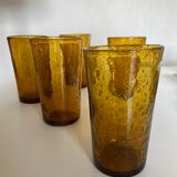 Set of 5 glasses Cups Biot 1960