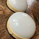 Functionalist / Bauhaus Flush Mount or Wall Lamp, 1940s