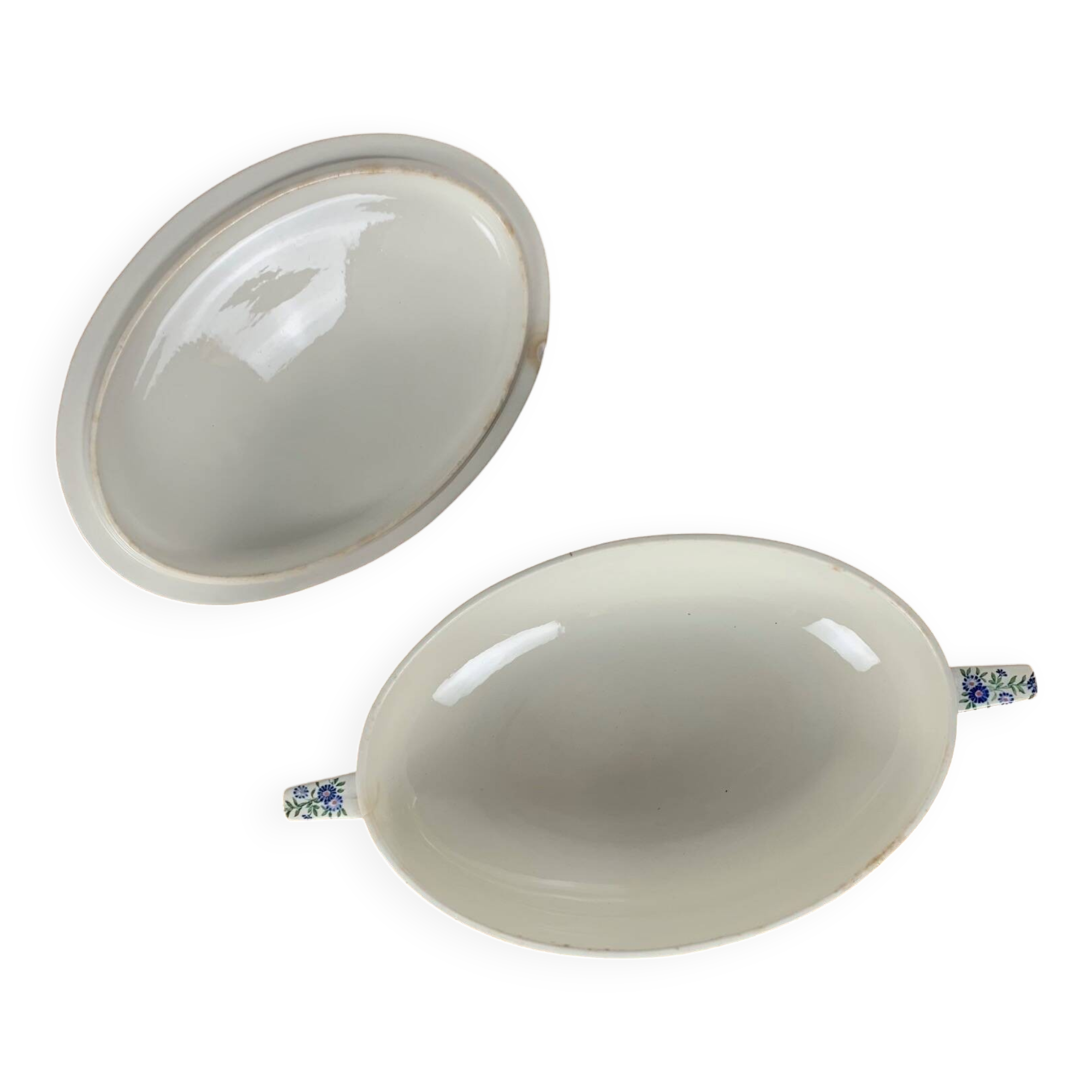 Soupière, légumier Sarreguemines U&C, modèle Marguerite