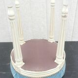 “Louis xvi” style upholstered stool