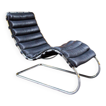 MR chaise longue by Ludwig Mies Van Der Rohe for Knoll, 1980s