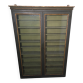 Antique wall display cabinet of curiosities