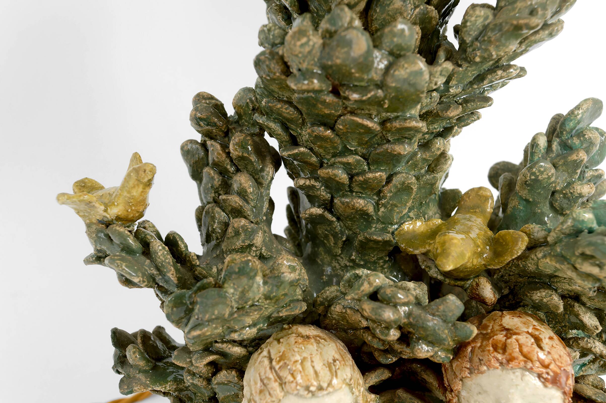 Ceramic lamp, dreamlike childhood – W. Schilder, Germany, c. 1970