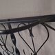 Mid century wall mounted wrought iron coat and hat rack, 1960s
