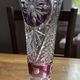 Bohemian crystal vase