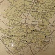 Cartes de la forêt d'Halatte et de ses environs. 1900
