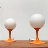 Mid-century Swiss table lamps by E.R. Nele for Temde, set of 2