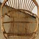 Rattan basket armchair from the 60s and 70s