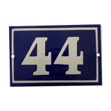 Enamelled street number 44