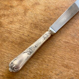 Cheese knife, Rocaille model, Ercuis