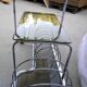 Table d'appoint roulante vintage