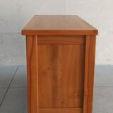 Elm sideboard Maison Regain, 80's