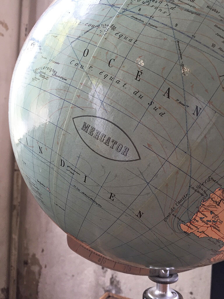 Vintage Globe "Mercator"