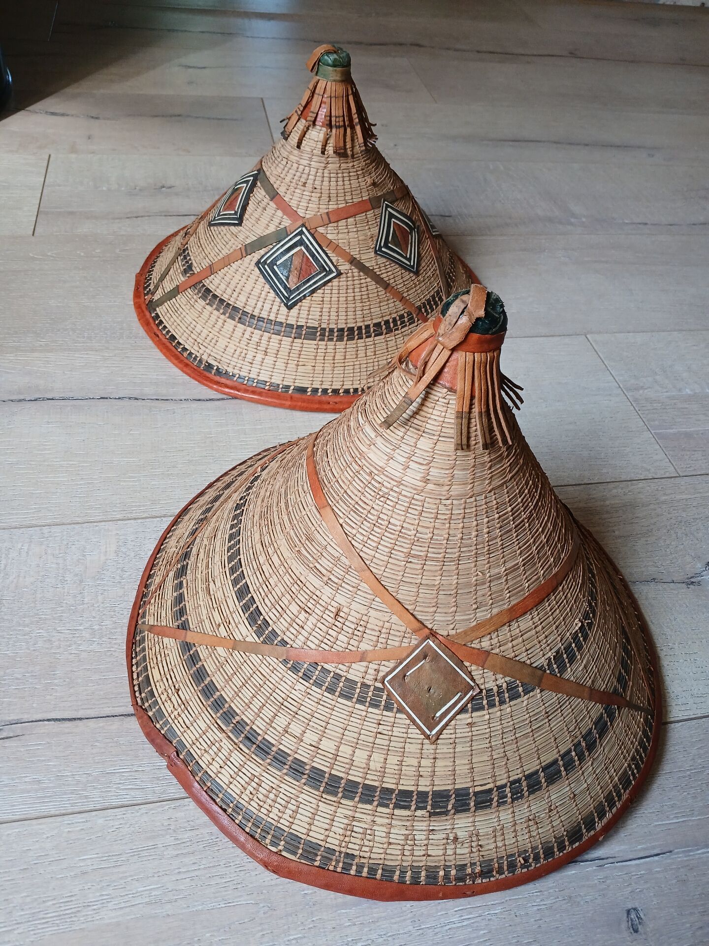 2 ancient African hats
