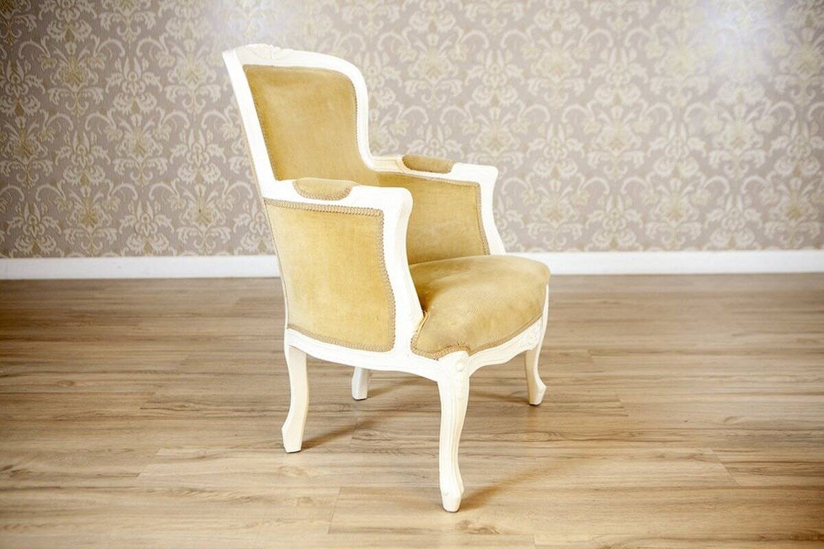Rococo Style Beech Bergere Chairs, Early 20th Century, Set of 2