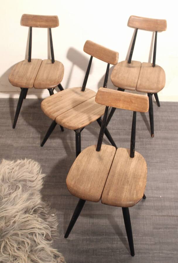 Pirkka chair made by Ilmari Tapiovaara for Lukaan Puu Finland