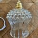 Vintage glass globe pendant light