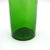 Green glass bottle