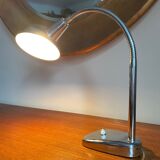 Chromed metal lamp