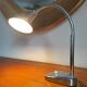 Chromed metal lamp