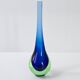 Vase soliflore en verre de Murano Sommerso 1960