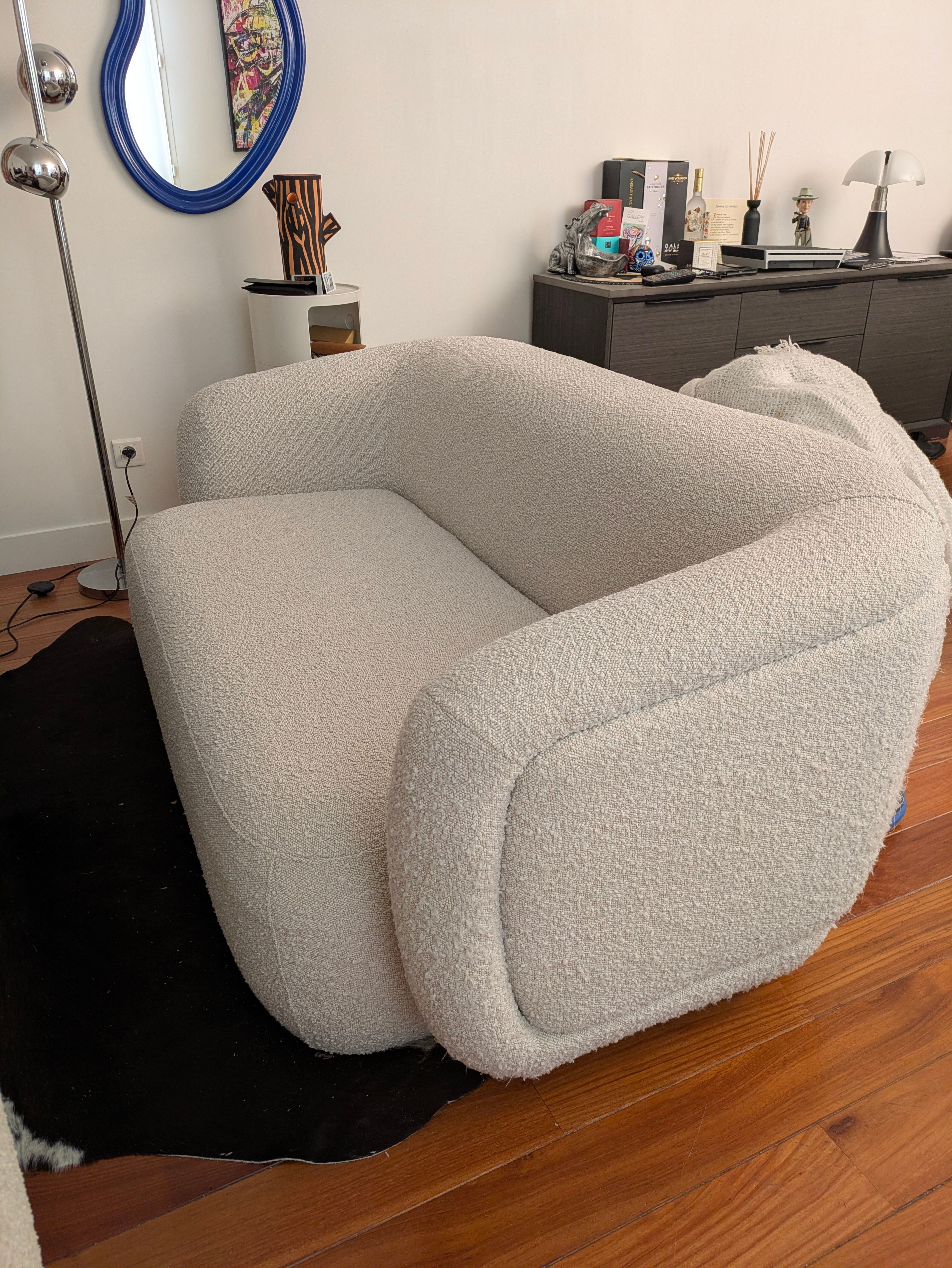 Canapé VOLTA – NV Gallery – Oat white bouclé
