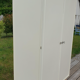 White compass foot cabinet 1960