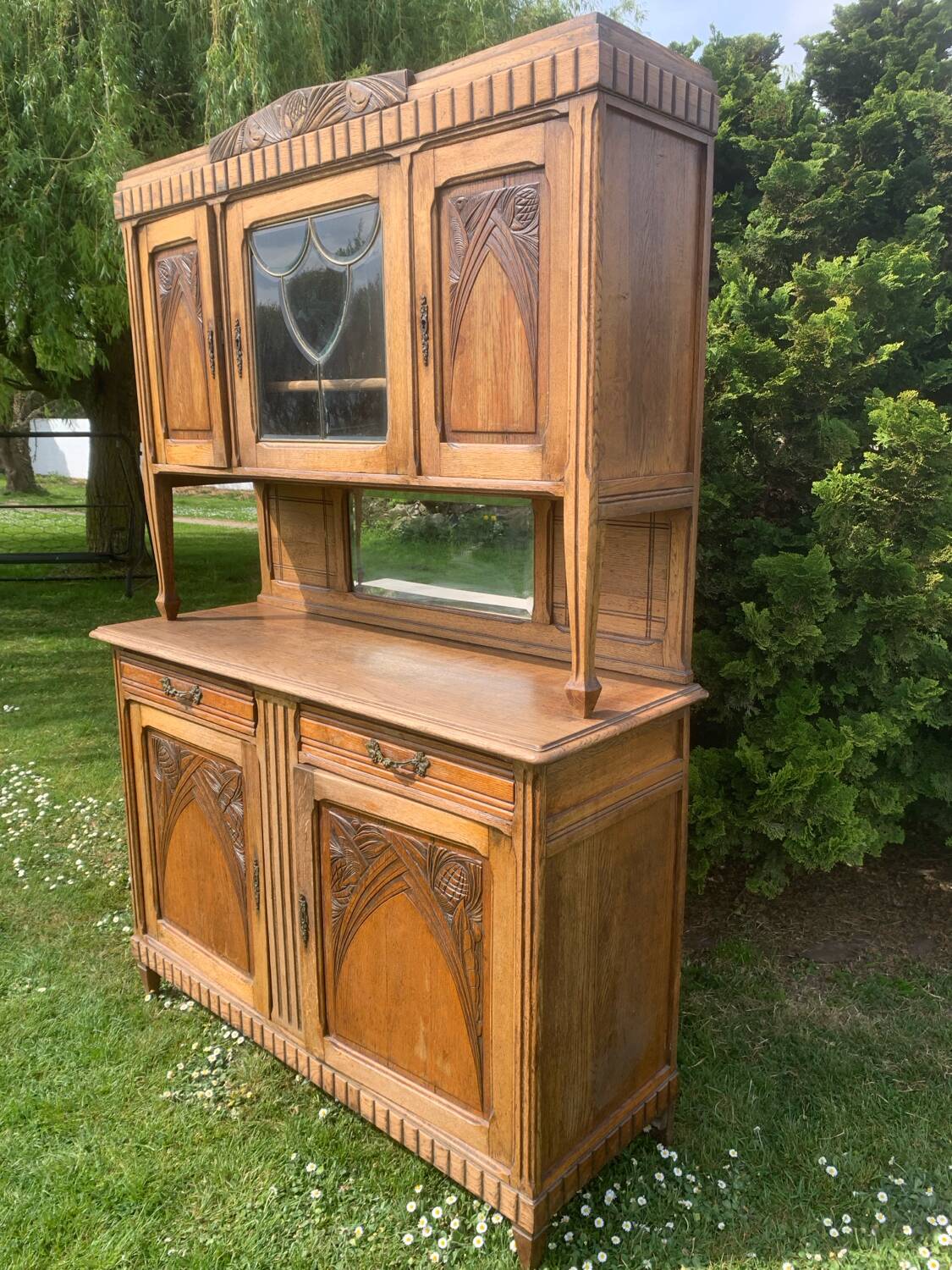 Art Deco Oak Sideboard