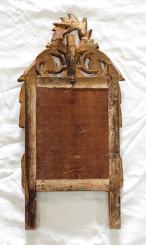 Miroir en bois doré, style Louis XVl, début XXe
