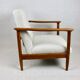Fauteuil en laine bouclée, années 1970