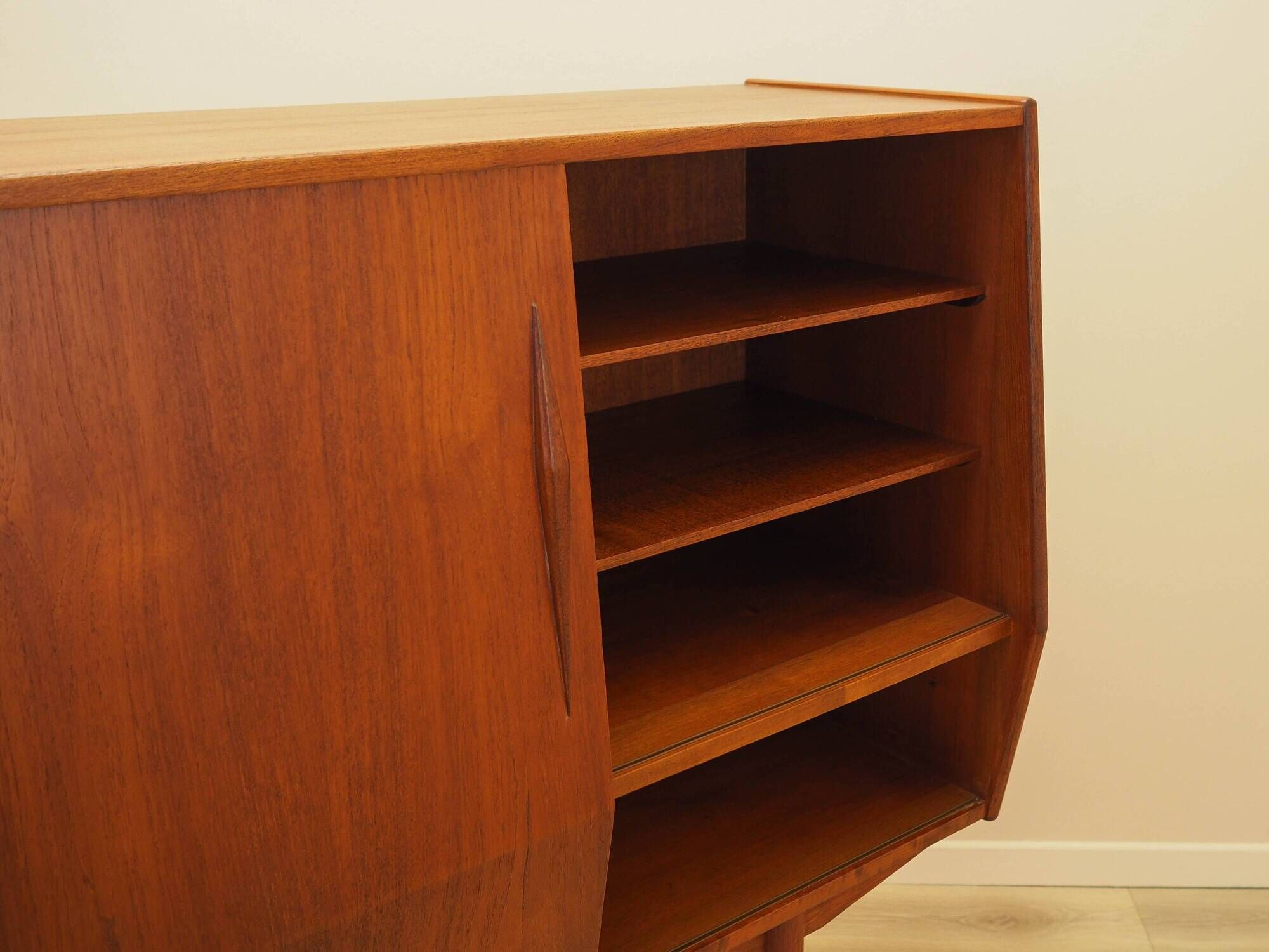 Teak highboard, Danish design, 1960s, made in Denmark