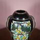 Ceramic vase with silver frame, vase signed by Argyl, Art Nouveau vase, art deco, collection