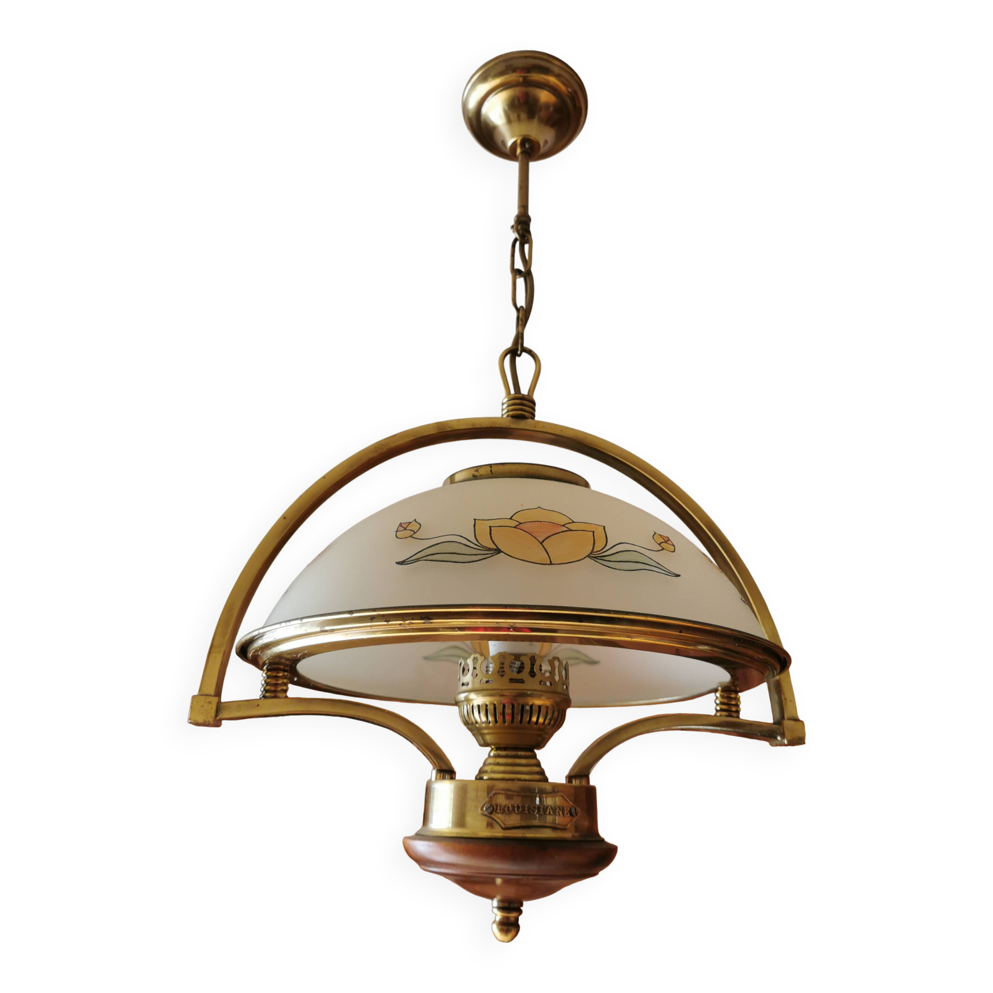 Luminaire J. P Ryckaert. Suspension. Vintage chandelier;