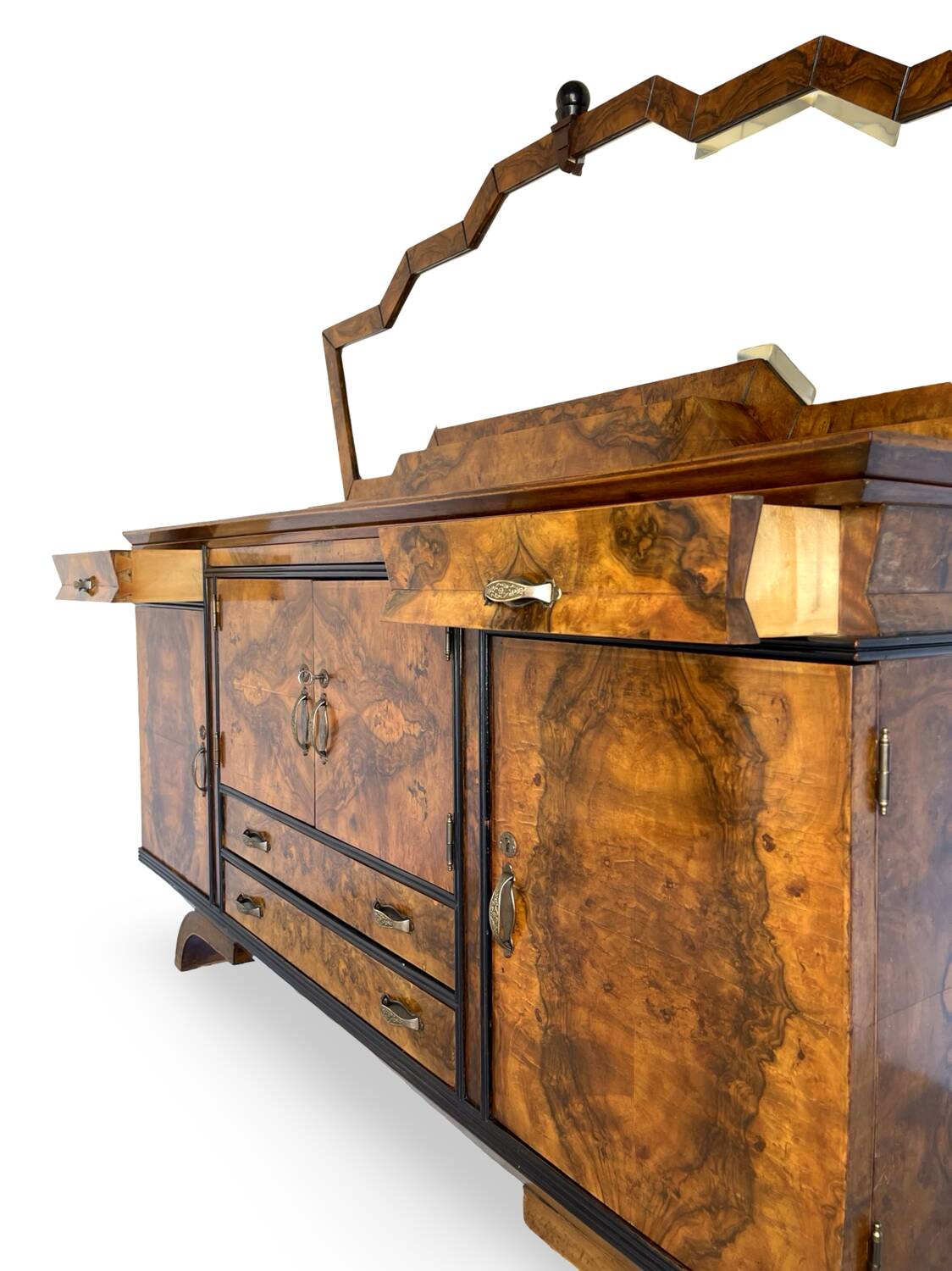 Crédence/buffet Art déco italien, années 1920.