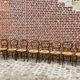 Suite of 8 chairs in cherry Louis Philippe