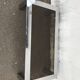 Table basse vintage chrome verre circa 1970