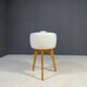 Large floor lamp ULUV, wood and frosted glass, Czechoslovakia, 1960s